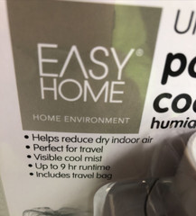 Portable Ultrasonic Humidifier Cool Mist Humidifier Easy Home Compact Travel