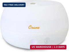 Crane Portable Ultrasonic Travel Humidifier & Aroma Diffuser – 0.2 Gallon Cool M
