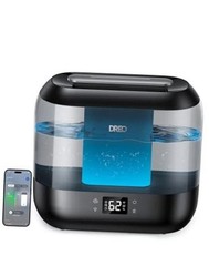 DREO Smart Humidifiers for Bedroom, 4L Cool Mist Humidifier | Top Fill, Black