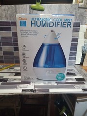 Crane Ultrasonic Air Cool Mist Humidifier 1g. 40p-1000sq.ft New Open Box