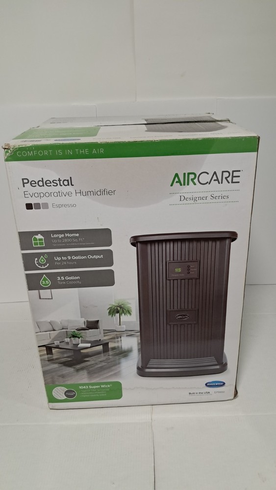 AIRCARE EP9 800 3.5 Gal. Pedestal Evaporative Whole House Humidifier in ESPRESSO