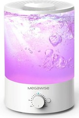 MEGAWISE 3.5L Cool Mist Humidifier with Top Refill, Large Capacity of 3.5L, E…