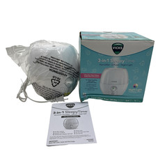 Vicks 3-in-1 Sleepy Time Humidifier Diffuser Nightlight White #NO4748 (AR)