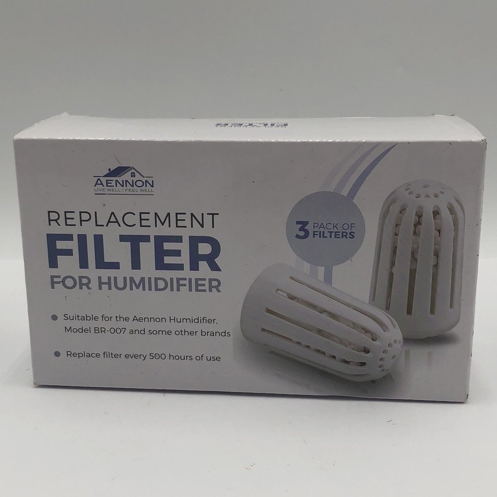 Aennon Model BR-007 Humidifier Replacement Filters 3 Pack Filters