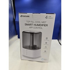 ZOESURE 4L Top Fill Cool Mist Humidifier Work with Alexa Voice Control NEW -open