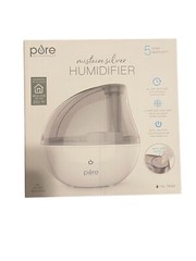 Pure Enrichment® MistAire™ Silver Ultrasonic Cool Mist Humidifier Quiet (C3)