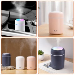 Aroma Humidifier Essential Oil Diffuser Grain Ultrasonic Air LED Aromatherapy US