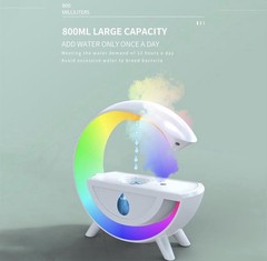 Anti Gravity Humidifier 800ML RGB Night Light Water Drop Desk Diffuser Sky Blue