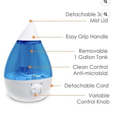 Crane USA Cool List Humidifier 1 Gallon Tank