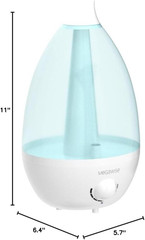 Ultrasonic Cool Mist Humidifier SK7620 – 1.5L Capacity, Whisper-Quiet Operation,