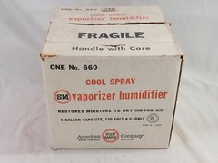 Vintage Sunmark Cool Spray Humidifier Model 660 For Parts Only!