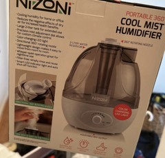 Humidifier New In Box Portable up to 8 hrs