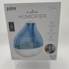 Pure Enrichment PEHUMIDIF Mistaire Ultrasonic Cool Mist Humidifier – Blue& white