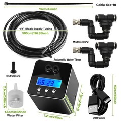 Reptile Smart Mister, Reptile Humidifiers Misting System Automatic with Timer…