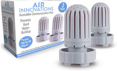 HUMIDIF Humidifier Demineralization Filters-Plastic-Set of 2 Silver