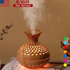 Colorful Mini Humidifier Flower Design USB Desktop Night Light Quiet Operation