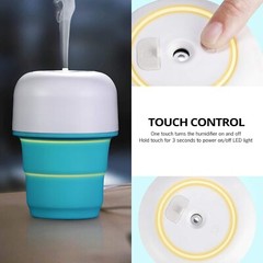Tikaton Portable Humidifier with Collapsible Water Tank USB Powered Cool Mist US