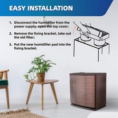 Humidifier Wick Filter Pad 2 Pack for AIRCARE Emerson ES-12 and Kenmore 32-14911
