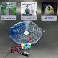 5PCS Ultrasonic Atomization Humidification module kit DC5V External Switch Spray