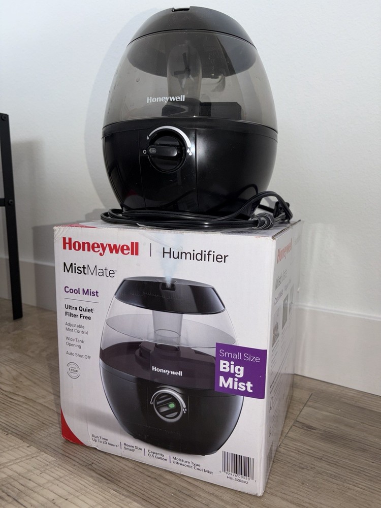 Honeywell MistMate Ultrasonic Cool Mist Humidifier HUL520B Black