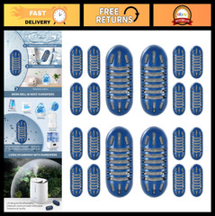 20-Pack Demineralization Tablets for Humidifier – Odor Removal & Filter Replacem