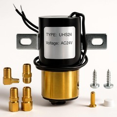 HQRP UHS24 Universal Humidifier Solenoid Valve 24V Fits Most Whole-House Units