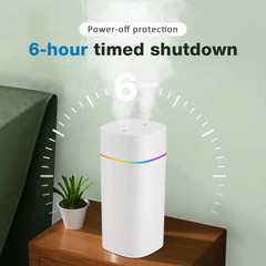 600ML Air Humidifier Atomizer Silent Double Spray Port Aromatherapy Oil Diffuser