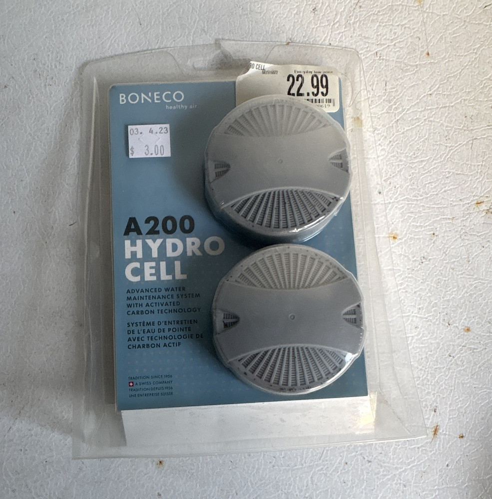 BONECO A200 Hydro Cell Carbon Activated Carbon 2 Pack Replacement Cartridges