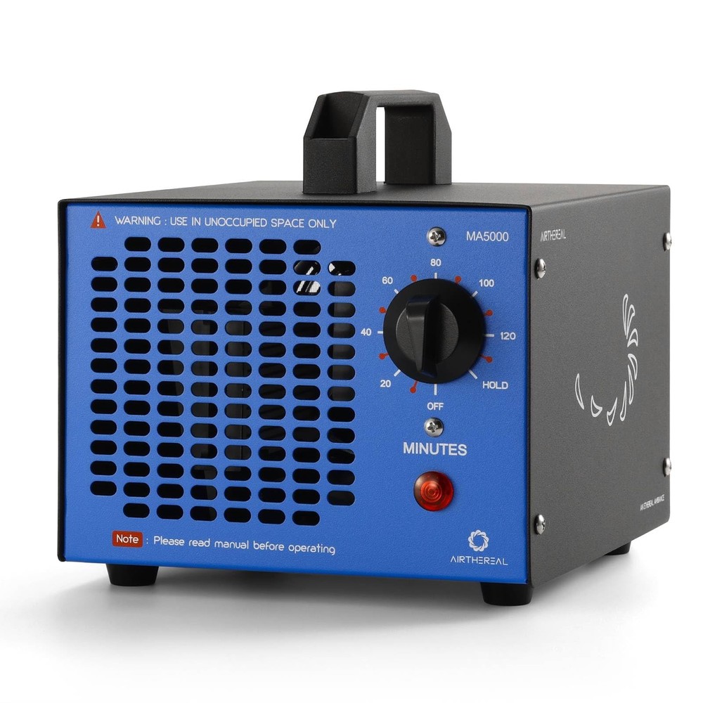 Airthereal MA5000 Commercial Ozone Generator, High Replaceable Filter, Blue