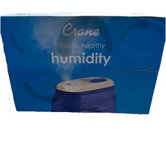 Crane Cool Mist Collapsible Humidifier, 1 Gallon Tank White/Blue (G)