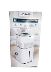 VISSANI 6 Gallon Evaporative Humidifier Large Room 2000 Sq Ft Digital NEW
