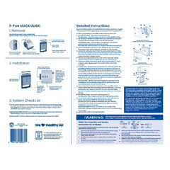 AprilAire 35 Water Panel Humidifier / Filter, White