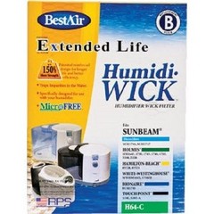 (1)-BestAir Extended Life Humidi-Wick H64-PDQ-4 Tabletop Humidifier Wick Filter