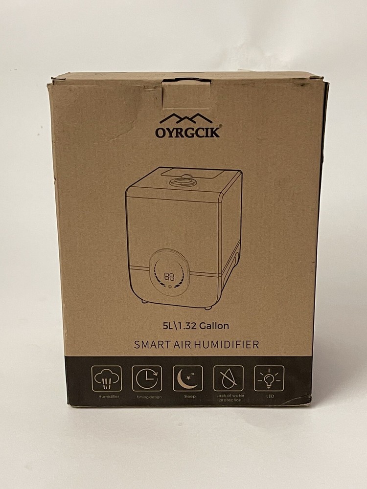 Humidifiers for Bedroom, Ultrasonic 5L Top Fill Humidifiers Assorted Colors