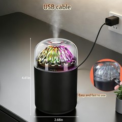 Mini Personal Cool Mist Humidifier-Humidifier for 2.56X2.56X4.3in, white