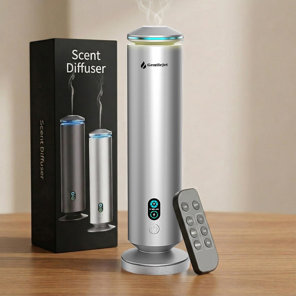 GentleJet MajesticMist Waterless Essential Oil Diffuser WiFi App 1000 Sq Ft