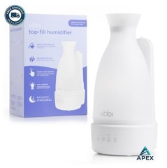 Humidifier Ultrasonic 0.62 Gallon 500 Sq Ft Top Fill Night Light Timer Quiet