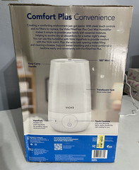 Vicks FilterFree Plus Cool Mist Humidifier 1.2 Gal 400 sq ft Auto Shut-off