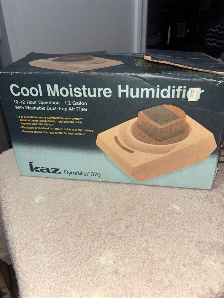 Kaz Cool Moisture Humidifier Dynamist 370 Made in USA