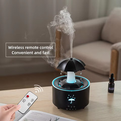 Creative Raindrop Humidifier and Essential Oil Diffuser with Colorful Lights