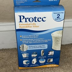 ProTec WF2 Humidifier Filter White Extended Life Replacement NEW / OPEN BOX