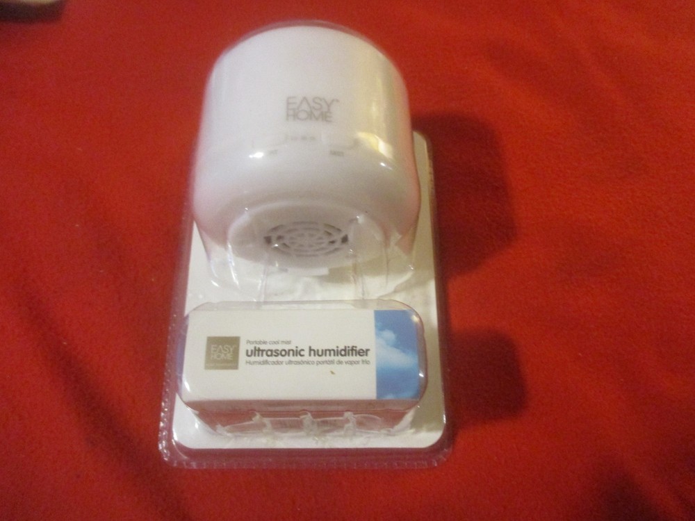 NEW ~ Easy Home Humidifier Ultrasonic Portable Travel Cool Mist Aroma Therapy