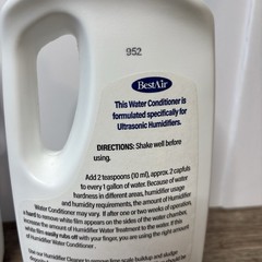 Lot Of 2 BestAir Ultra-Treat Humidifier Ultrasonic Water Conditioner 32 oz
