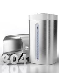 Jack & Rose Stainless Steel Humidifier, Easy Clean, Dishwasher Safe, Cool Mist