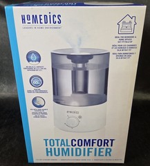 HoMedics TotalComfort Humidifier UHE-CM58-BY Ultrasonic Essential Oil New