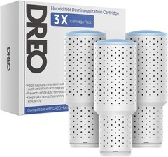 Demineralization Cartridge 3-Pack for Humidifiers, Compatible with Humidifier…