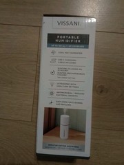 Vissani 10 oz. Portable Cool Mist Humidifier – Top Fill – New In Box Qty. 1
