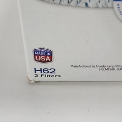 2- 2 Pks Best Air Humidifier Replacement Filter H62 Holmes- Brand new