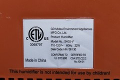 Disney Midea S40U-V Winnie The Pooh 1.5 Gallon Ultrasonic Humidifier