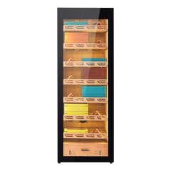 Electric Humidor Cabinet 288L 1700 Counts Compressor Cooling Humidity Control